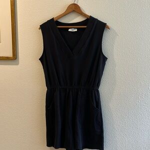 Zenana Black Sleeveless V-Neck Romper with Pockets, NWOT  Size XL